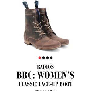 Fluevog BBC Women’s Lace Up Boots size 10.5